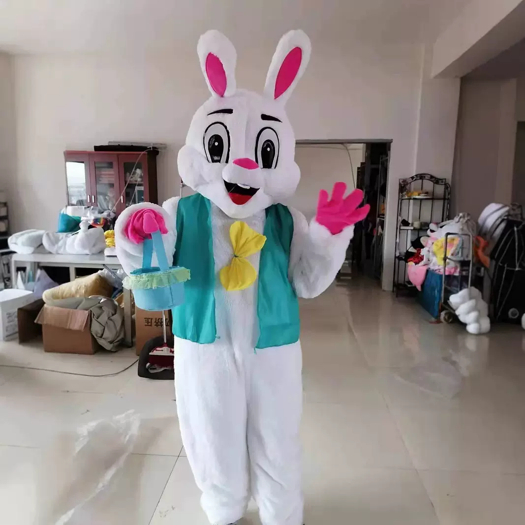 跨境货源复活节兔子卡通人偶服装马甲兔儿童节可代发吉祥物