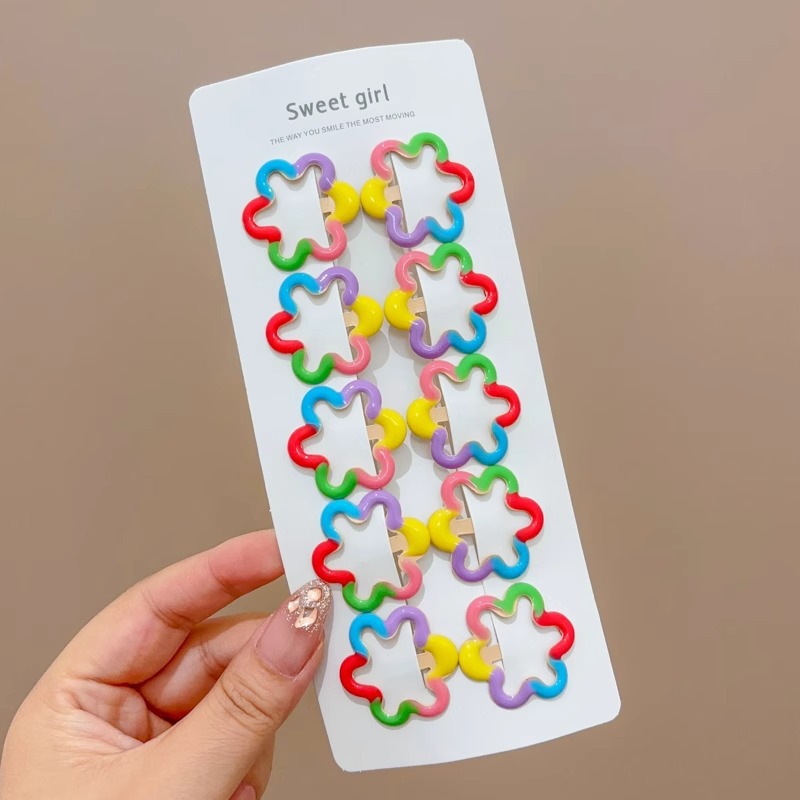 Niña pentagonal broca de cabello BB dopamina y2k broca de cabello dulce fría broca de cabello fría broca de cabello fría