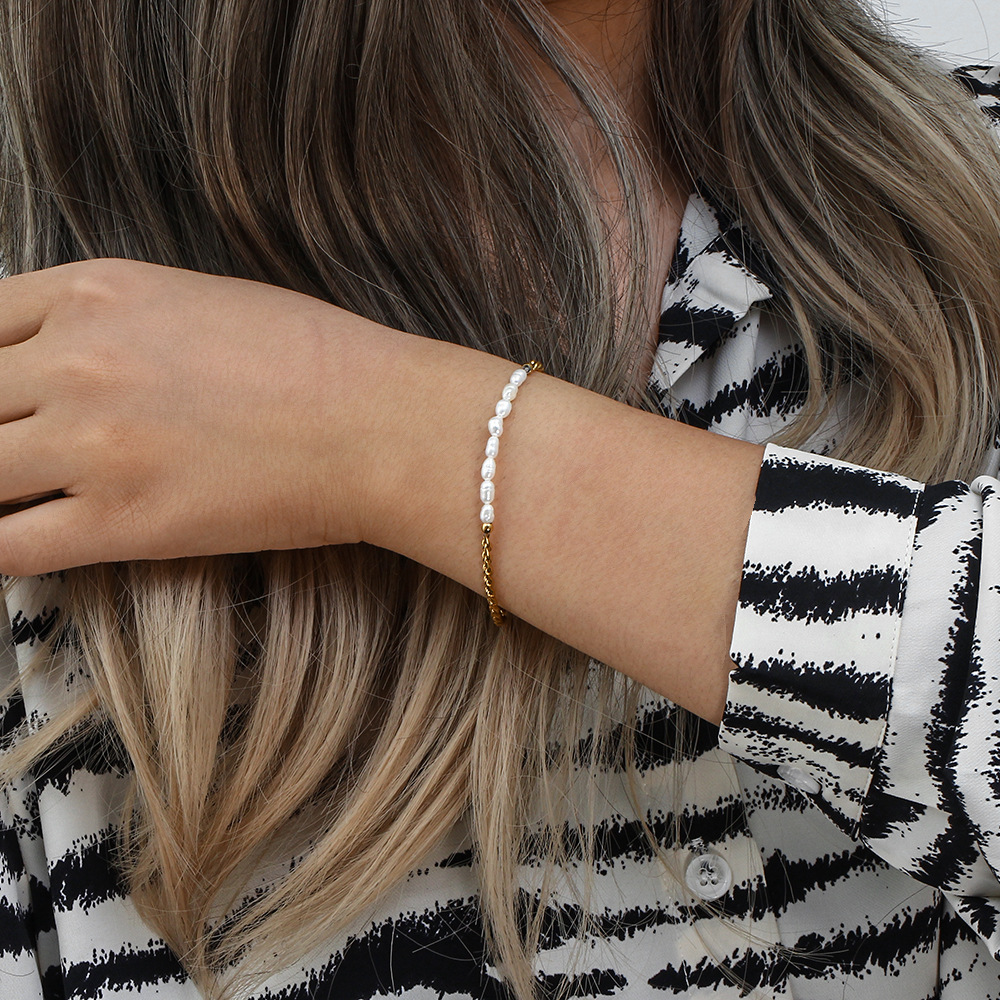 Daily Occasion 304 Stainless Steel Material Stainless Steel Bracelets Elegant