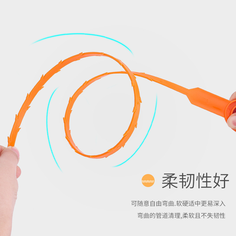 Cocina inodoro tubería lavabo cabello limpiador de cabello herramientas de alcantarillado mano dragar baño necesario