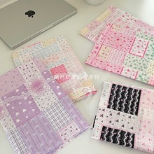 40支纯棉数码印花布料 全棉小清新碎花拼布 包包童装亲子装女装连