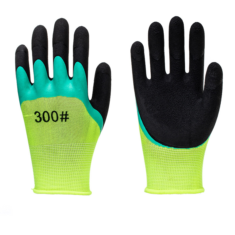 Fabricante mayorista guantes de protección laboral sitio de trabajo seco desgaste emulsión guantes de inmersión