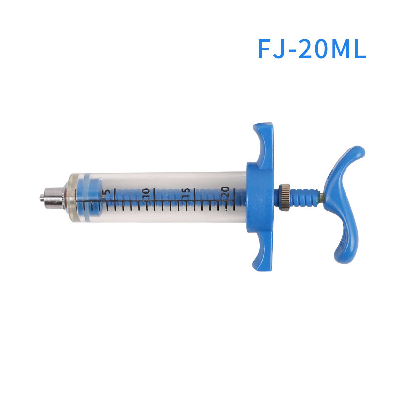 TPX exportación nylon inyección veterinaria aguja de plástico jeringa de acero aguja 50 ml jeringa para cerdo, ganado y ovejas