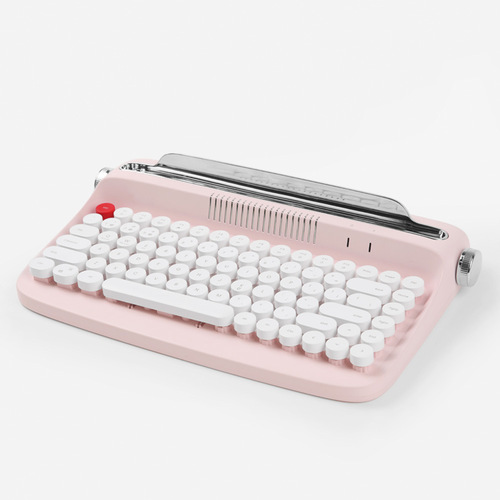 actto Bluetooth wireless office typewriter feel keyboard tablet computer fashion retro round keycap English model