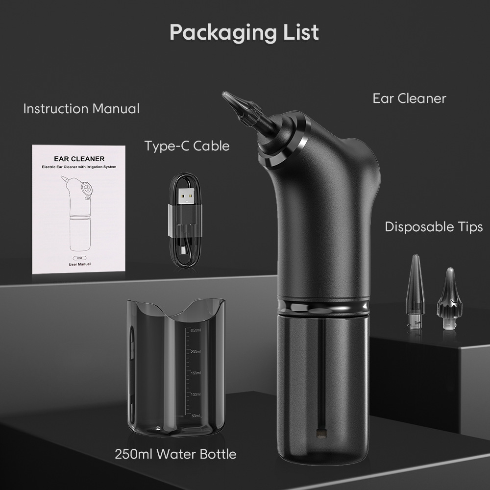 Limpiador de oídos eléctrico transfronterizo Limpiador de oídos Limpiador de oídos Limpiador de cera de oídos Limpiador de oídos Limpiador de oídos portátil Limpiador de oídos