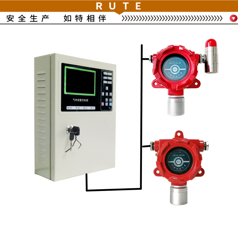 固定式在线可燃气体浓度报警装置喷漆房油漆甲苯二甲苯浓度探测器