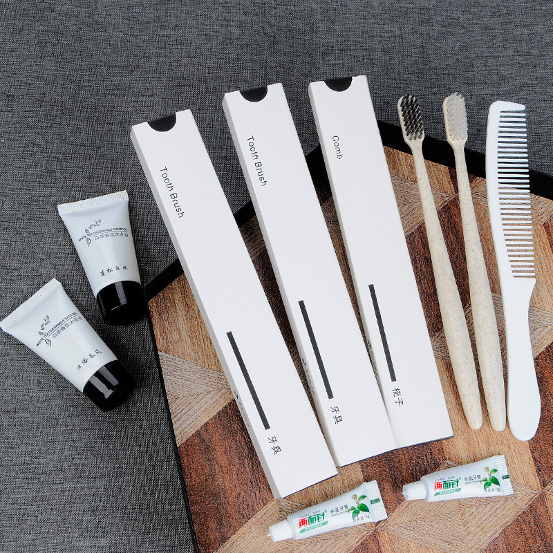 Hotel Homestay Disposable Toiletries Hotel Special Toothbrush with Toothpaste suit Household Hospitality Daquan Comb