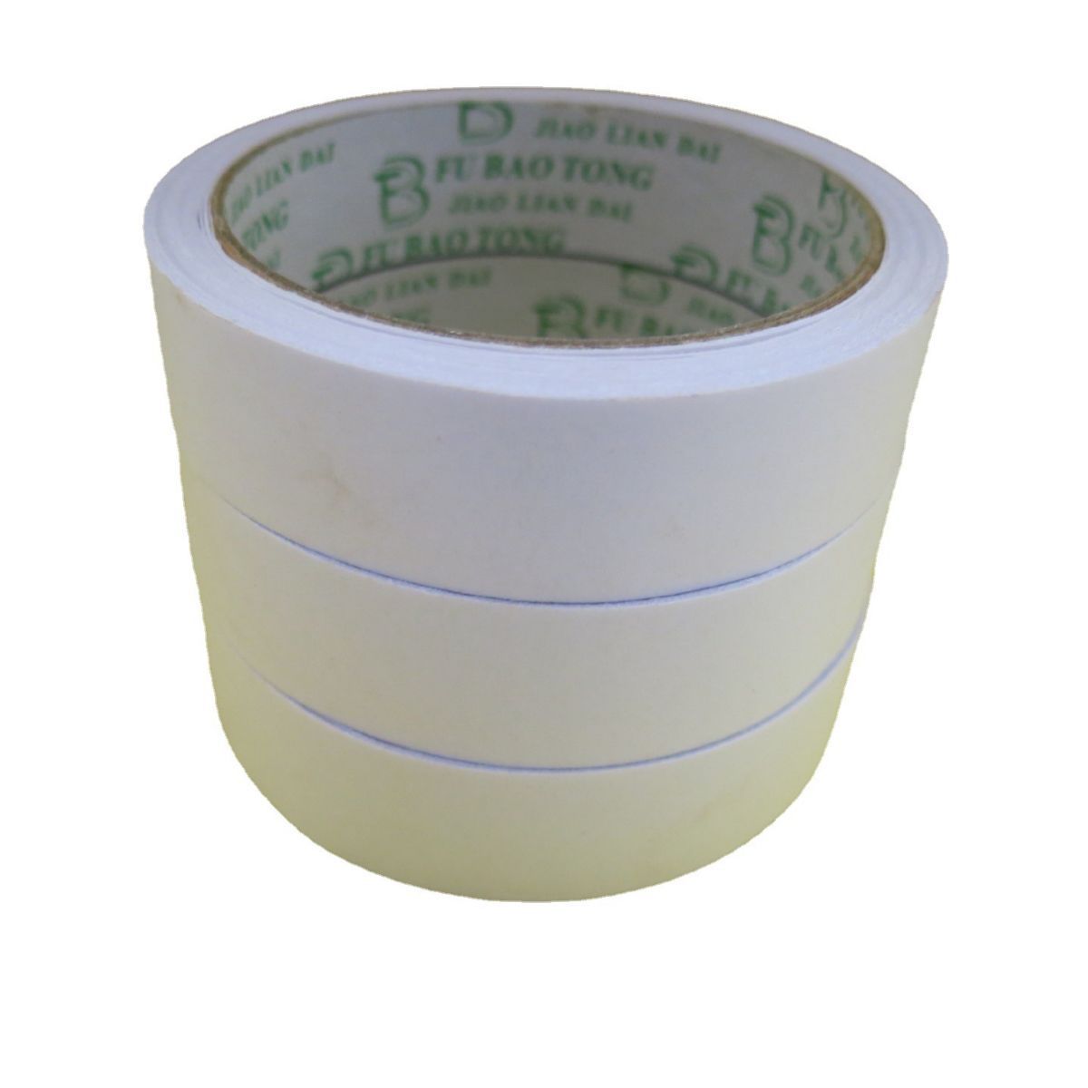 供应批发 白色易溶胶双面胶带 普通双面胶带 质优价廉24mm*12米