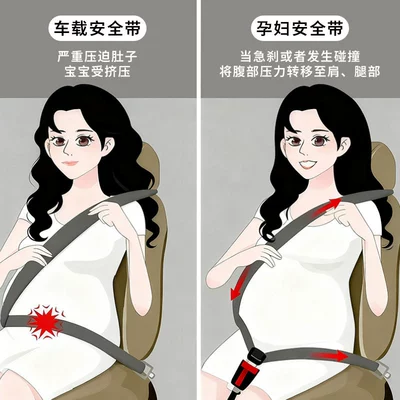 Safety Belt for Pregnant Women in the: Car seat belt