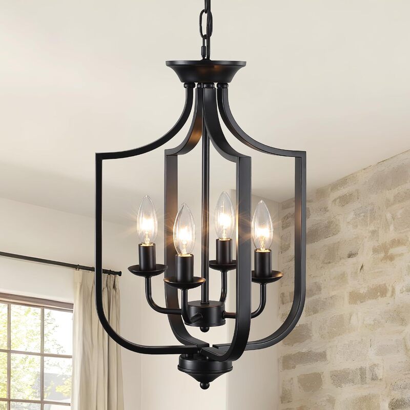 Cross-Border Supply of Modern Farmhouse Black Pendant Lights and Industrial Pendant Lighting Fixtures Suitable for Foyer, Kitchen, Entrance, and Living Room Cross-Border Supply of Modern Farmhouse Black Pendant Lights and Industrial Pendant Lighting Fixtures Suitable for Foyer, Kitchen, Entrance, and Living Room