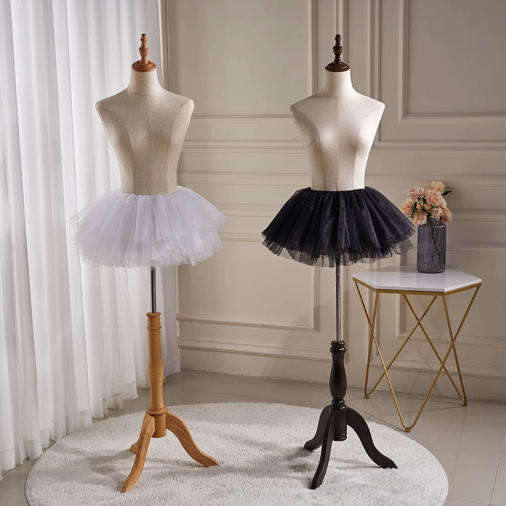 30CM6 слой сетчатой юбки Lolita Lolita пушистый юбка Ультра короткая танцевальная юбка