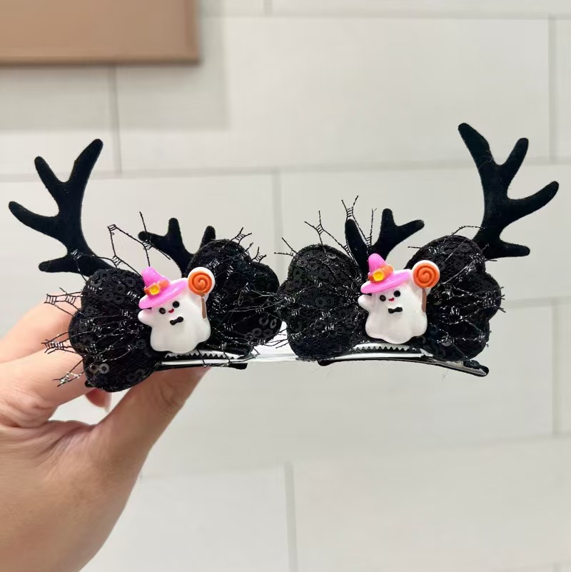 Halloween hairpins and hairpins cute ghost festival party costumes hair accessories and headdresses_viptrois.com