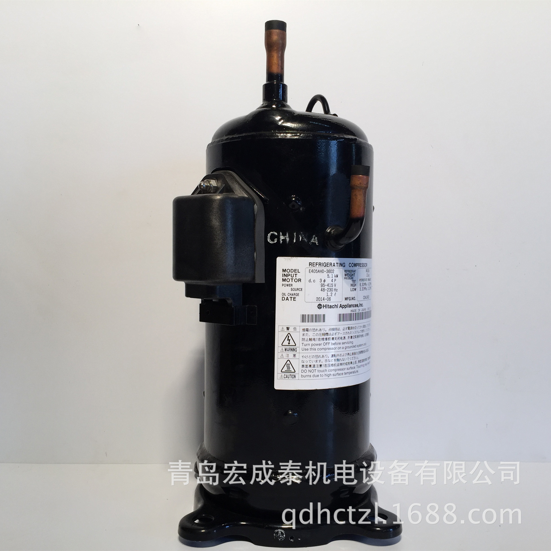 专业销售日立压缩机 E406AHD-36A2 空调制冷压缩机 电子材料