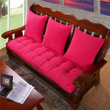 木頭沙發中式紅實木沙發墊冬季加厚防滑坐墊三人座通用飄窗墊批發