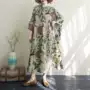 印花夏季大码宽松连衣裙