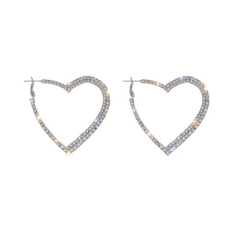 Модные серьги, серебро 925 пробы, европейский стиль, инкрустированы diamonds