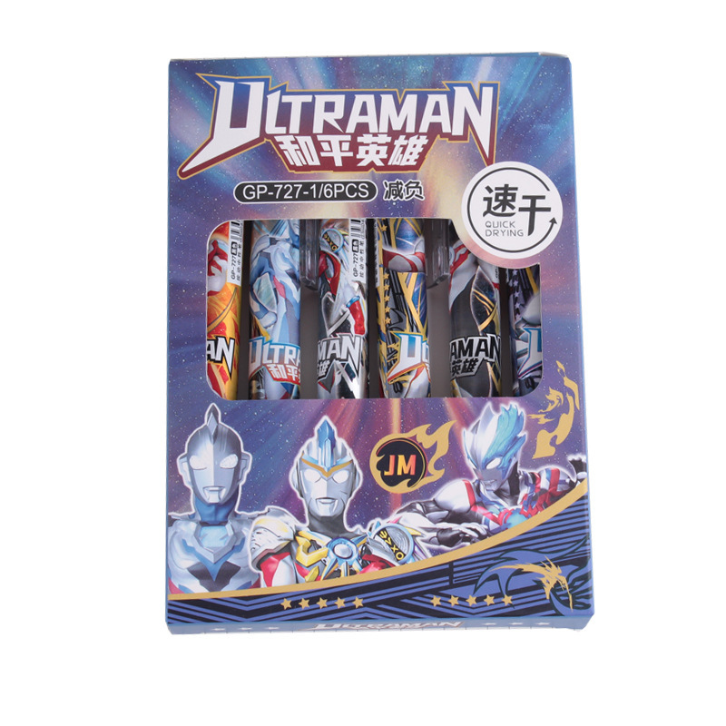 GP - 726 - 1 bolígrafo de esponja de dibujos animados Ultraman bolígrafo de movimiento de 0.5 secado rápido examen de niños no cansado mano suave ST bolígrafo