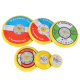 2 inch 3 inch 4 inch 5 inch 6 inch pneumatic sander chassis flocking sandpaper self-adhesive disc air grinding disc pneumatic polishing disc