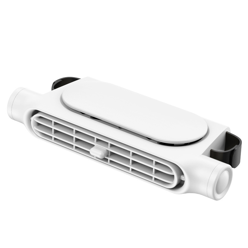 Creativo nuevo coche trasero almohada asiento ventilador USB plug-in del asiento trasero ventilador de ventilación sin aspas coche ventilador transfronterizo