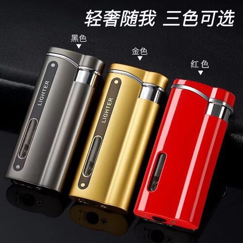Hollywood twelve zodiac windproof lighter inflatable high-end creative Baijiaxing gift for boyfriend