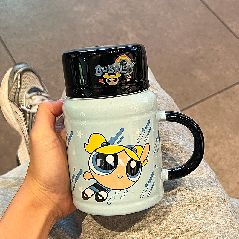 [Powerpuff Girls Exquisite Gift Bag] Blue 470ml