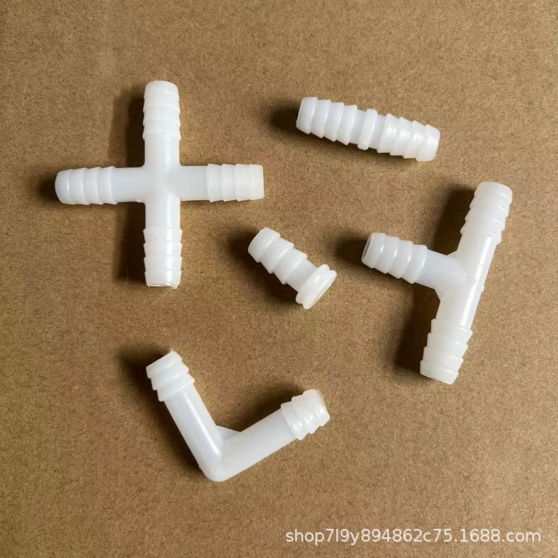 Фитинги для аэрации, нано-кислородная труба для аквакультуры, пластиковый Соединительный шланг, прямая трехходовая четырехходовая заглушка для труб