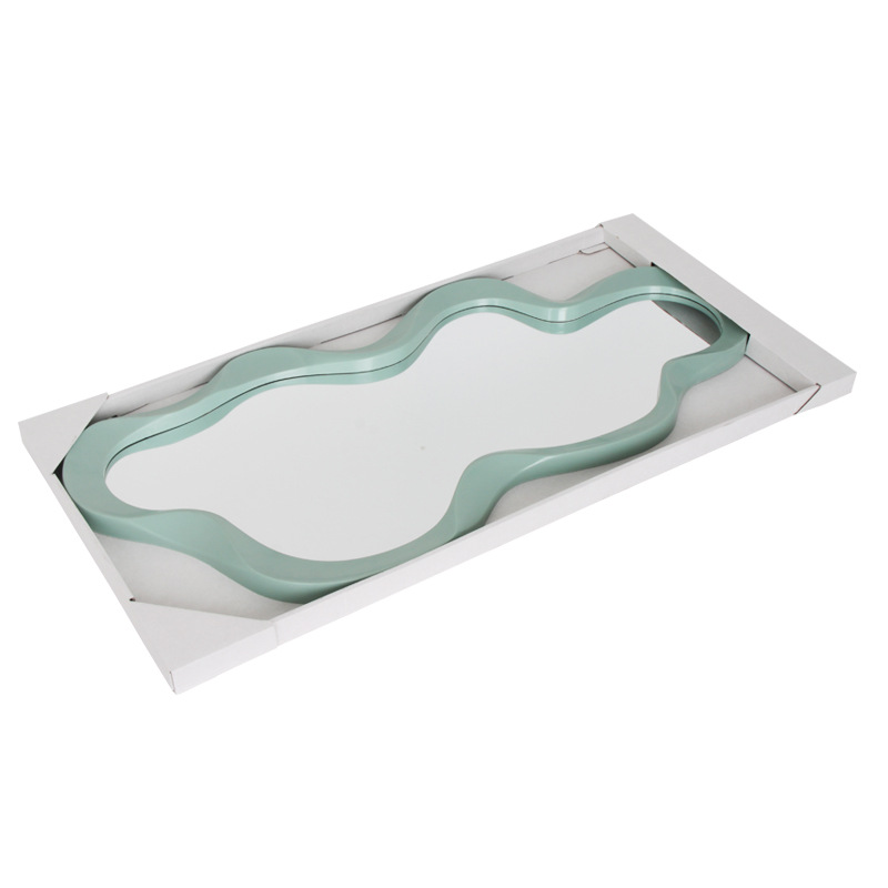 Espejo retro irregular Espejo de ventana arqueado de Phnom Penh Espejo de cuerpo entero para el hogar Espejo de cuerpo entero montado en la pared Espejo de cuerpo entero grande