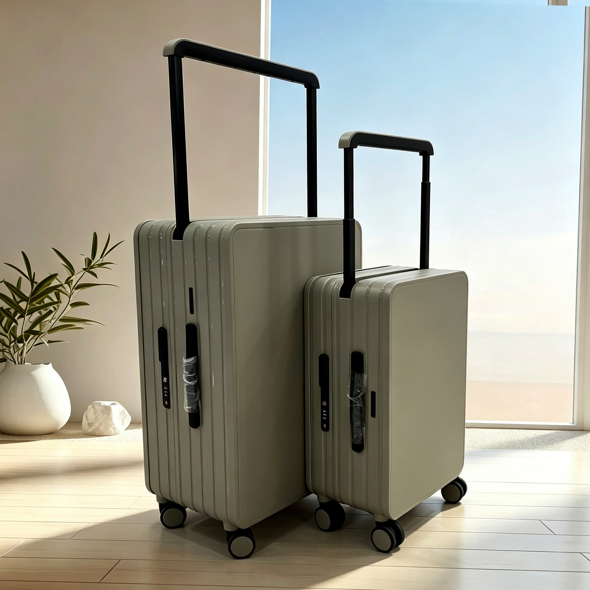 2026 New Style High-Value Unisex 24-inch Wide Trolley Suitcase with Silent Universal Wheels and 20-inch Carry-on Size