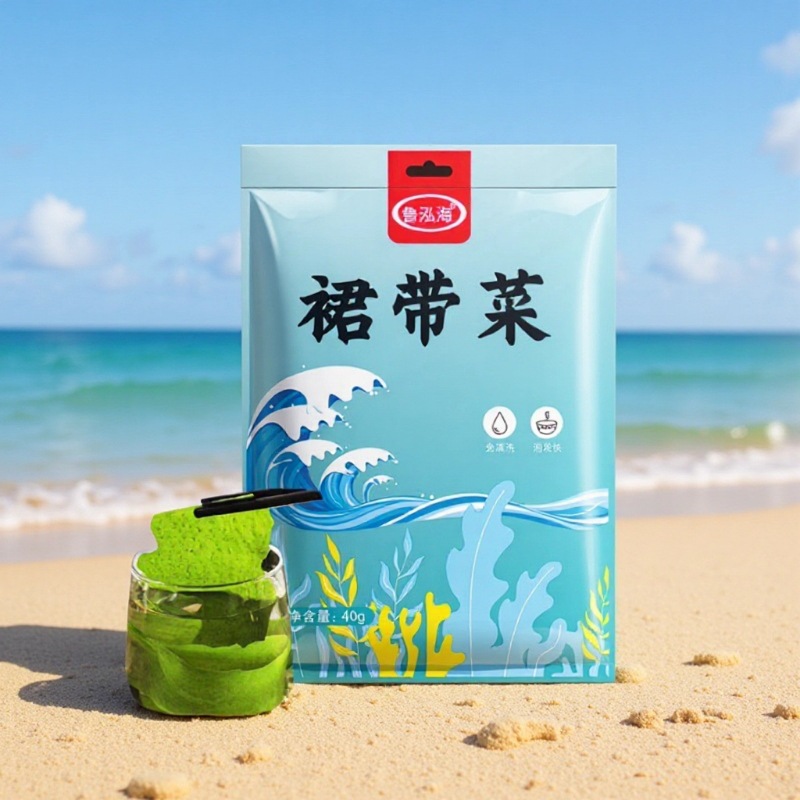 裙带菜裙带菜干无沙免纯干海白菜卷40g袋装源头厂家餐饮生鲜海藻