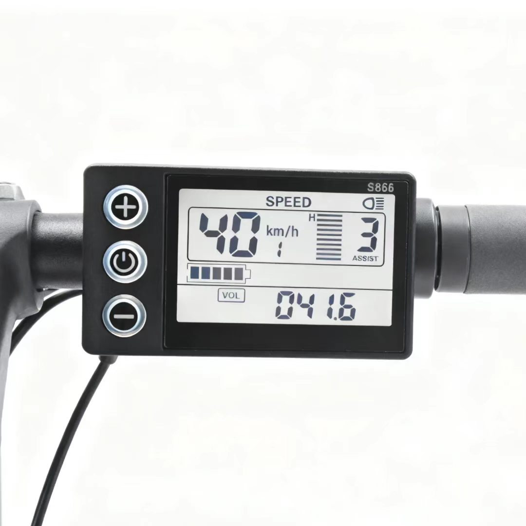 Lithium Electric Vehicle Accessories Cross-Border Lcd-S866 Mountain Bike Skateboard Electric Vehicle Instrument Display Sm Five-Core Waterproof