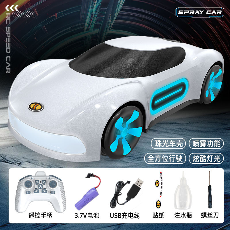 Explosión transfronteriza nuevo concepto de coche de control remoto juguetes para niños pulverización eléctrica coche de control remoto juguetes para niños y niñas al por mayor