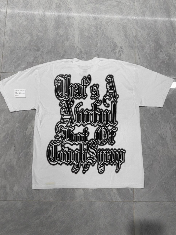 THAT'S A AWFUL LOT OF COUGH SYRUP Cupid Tattoo 跨境重工短袖|undefined