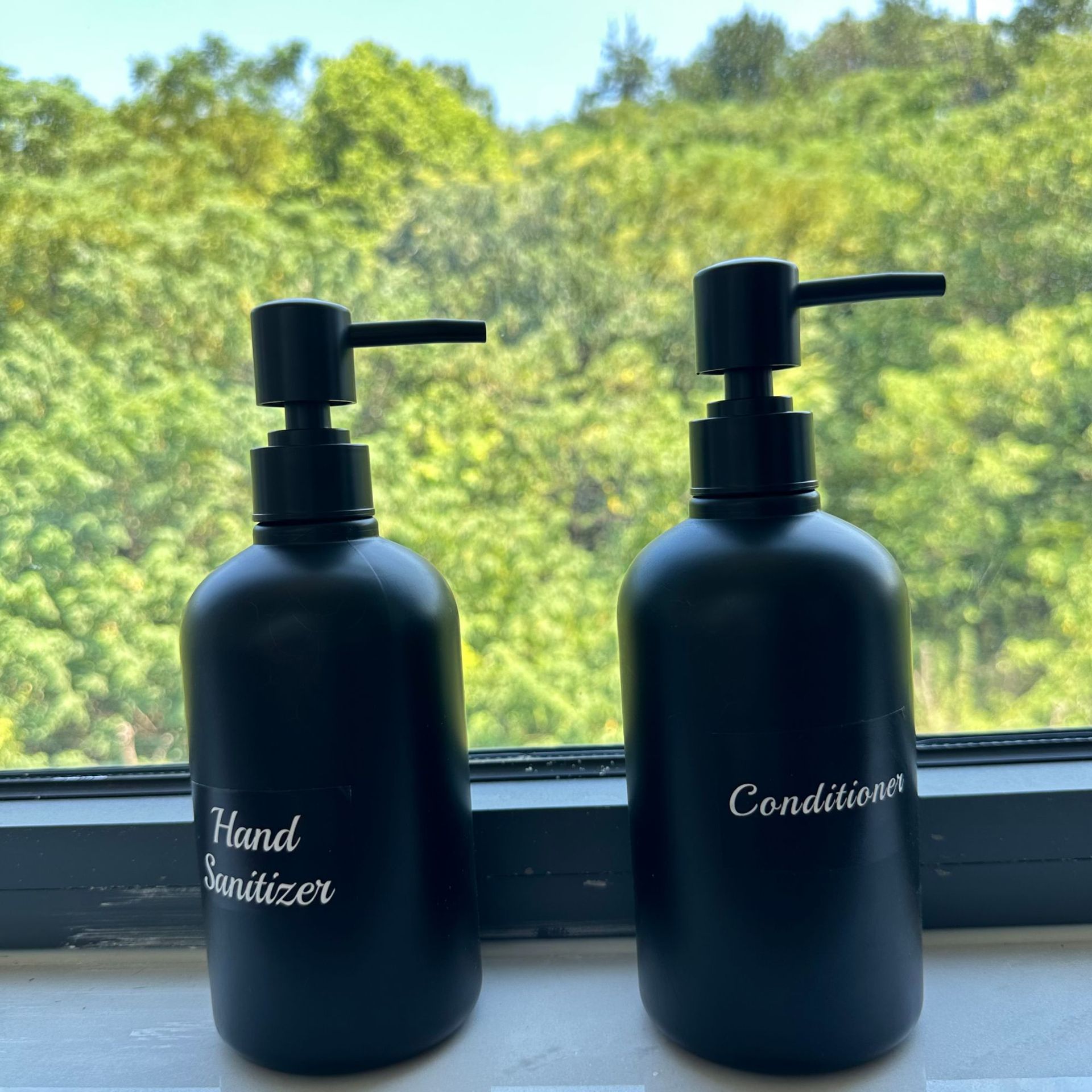 酒店民宿洗手液玻璃分装瓶家用按压式乳液沐浴露空瓶洗发水瓶