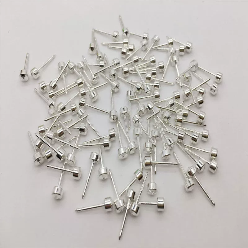 Ухо шпильки серебряные иглы оптом Пирсинг Уха Пирсинг уха шпильки уха пирсинг уха цельный агент доставки