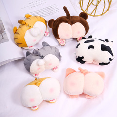 Cute Peach Butt Corgi Plush Toy Keychain Small Gift Manufacturer Wholesale