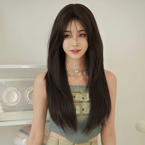Wig for women with long straight hair