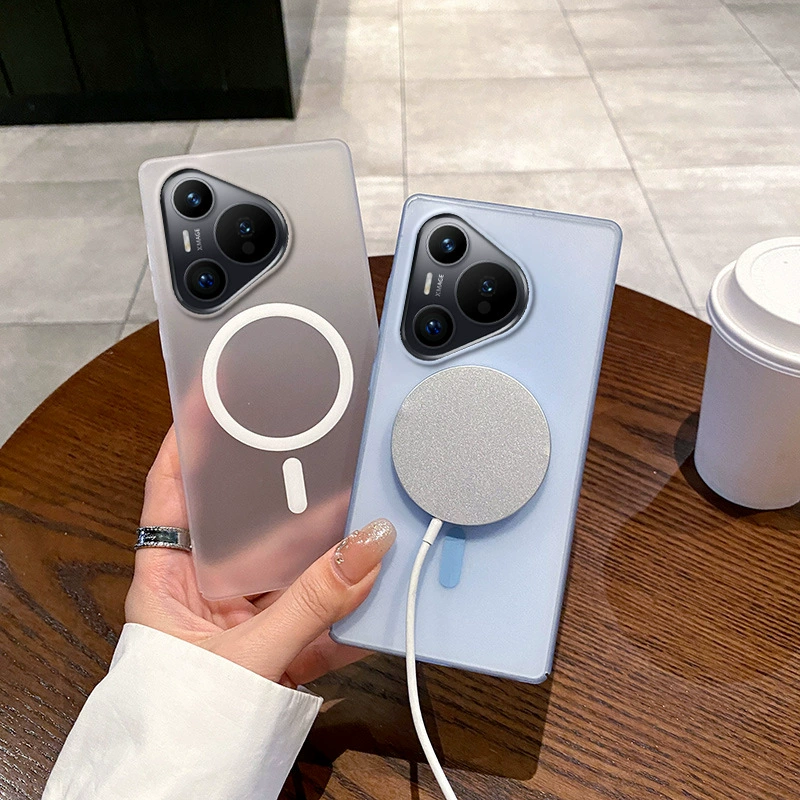 Совместимый с Xiaomi 17 магнитный чехол для телефона матовый ледяной туман красная заметка15Pro прозрачный чехол 14K90 твердой антип fingerprint
