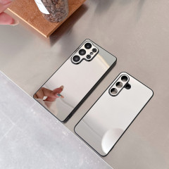 黑边肤感镜子适用iphone17promax 17AIR手机壳16日韩女14化妆镜15