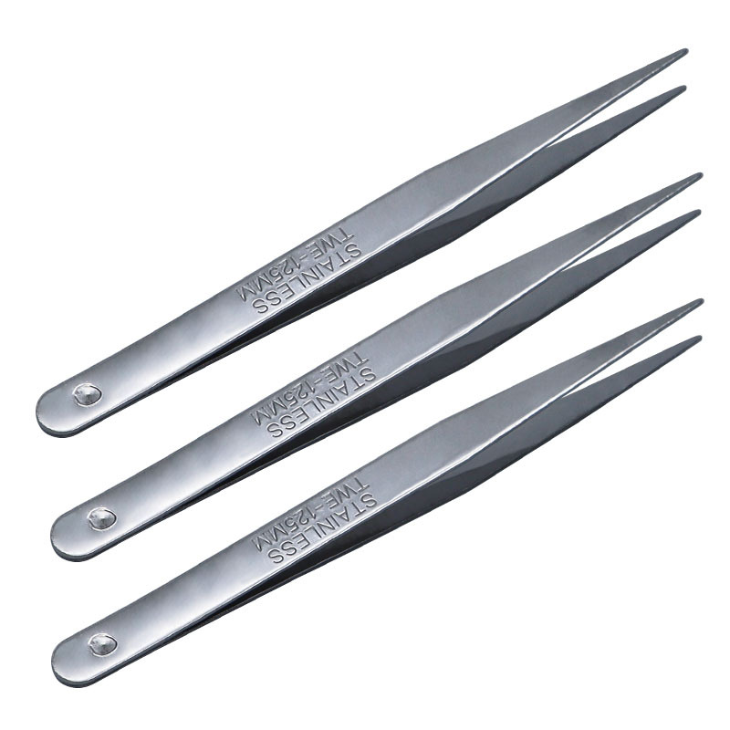 不锈钢镊子 尖嘴镊 修表工具 钟表维修 精密镊子