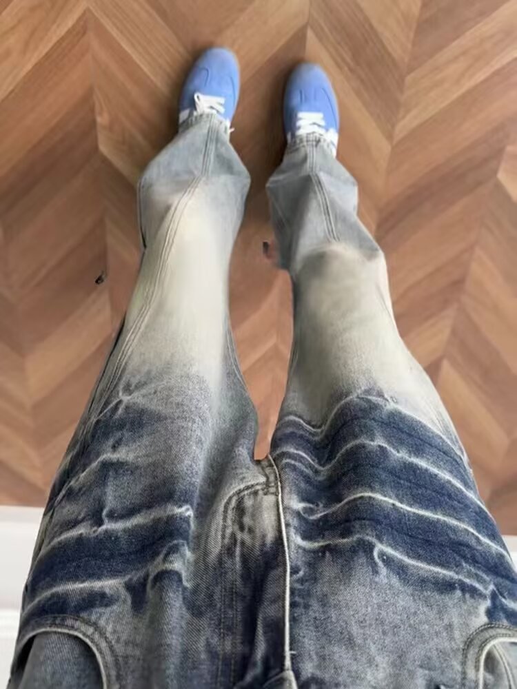 Herren Slim Fit Jeans Mit Blitzstreifen Und Bootcut Schnitt_voghion.com