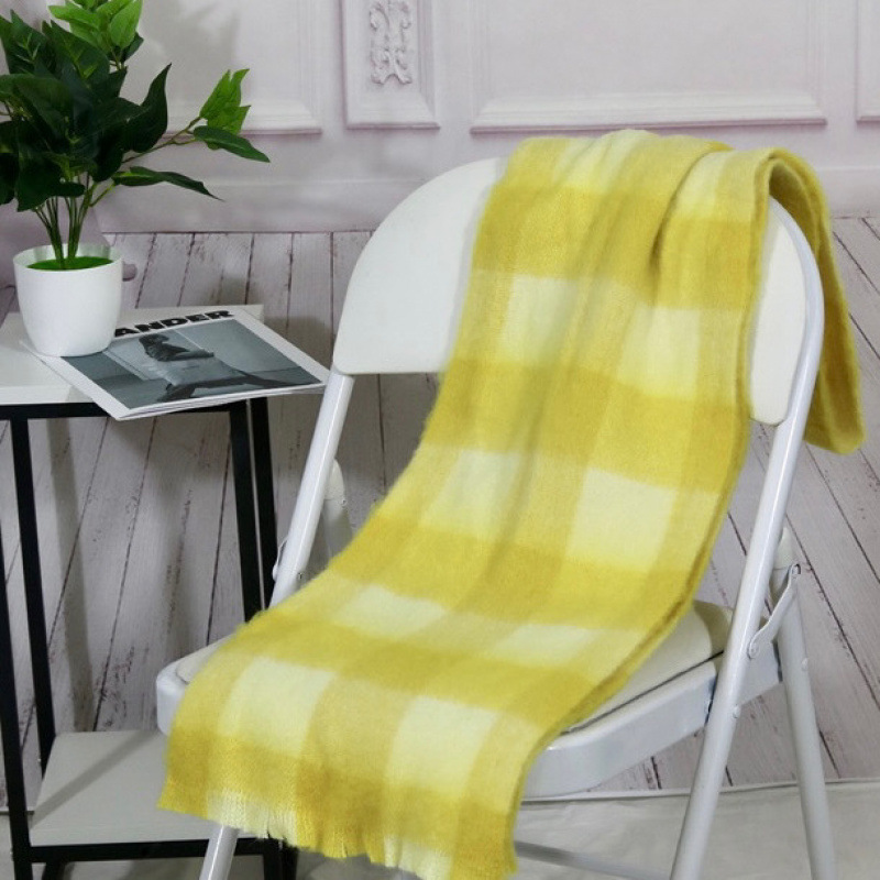 Рассыпчатая борода в желтую клетку, полный комплект версии высоты