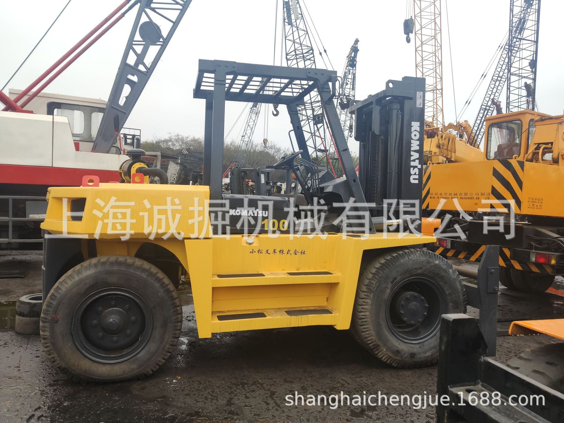 二手小松10吨柴油叉车  标准配置  升高3米  双排轮