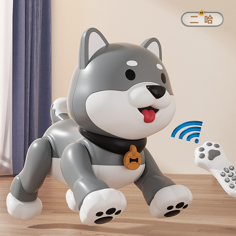 Juguetes transfronterizos nuevos productos K47 perros de madera toque inteligente control remoto acrobacias robot perro música programación de baile