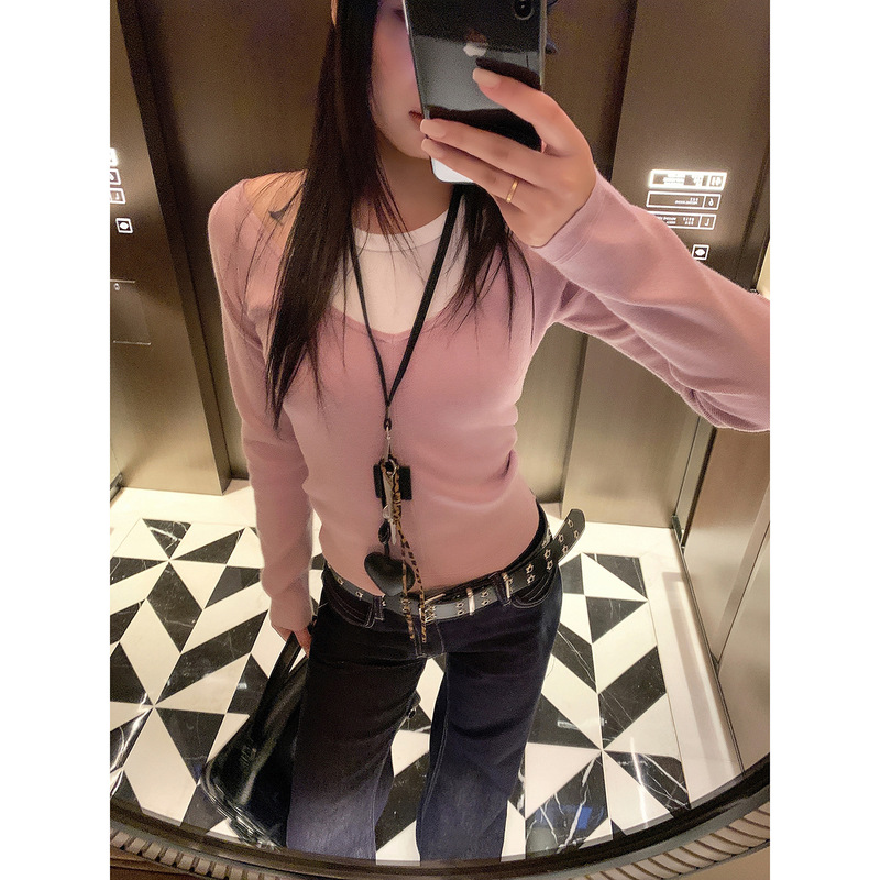 25秋冬季新款 防褪色弹力面料低腰微宽松喇叭牛仔裤女【秋冬主推|undefined