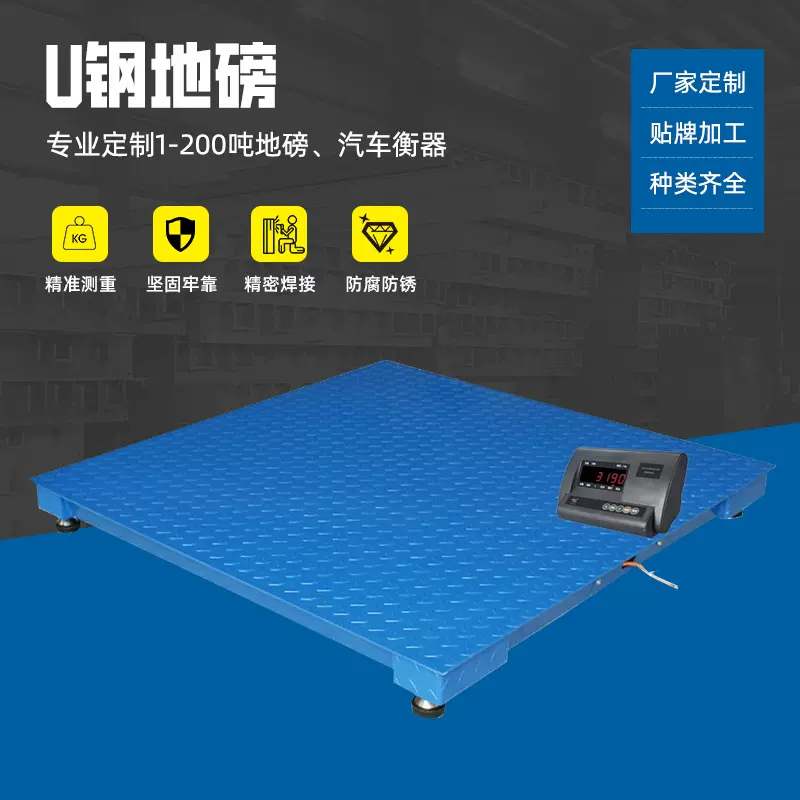 广东佛山U型梁电子地磅1吨2吨3吨佛山建宏厂家直营