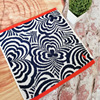 Export to Japan polo Gauze classic Dyed lattice Embroidery Combed Large square Kerchief