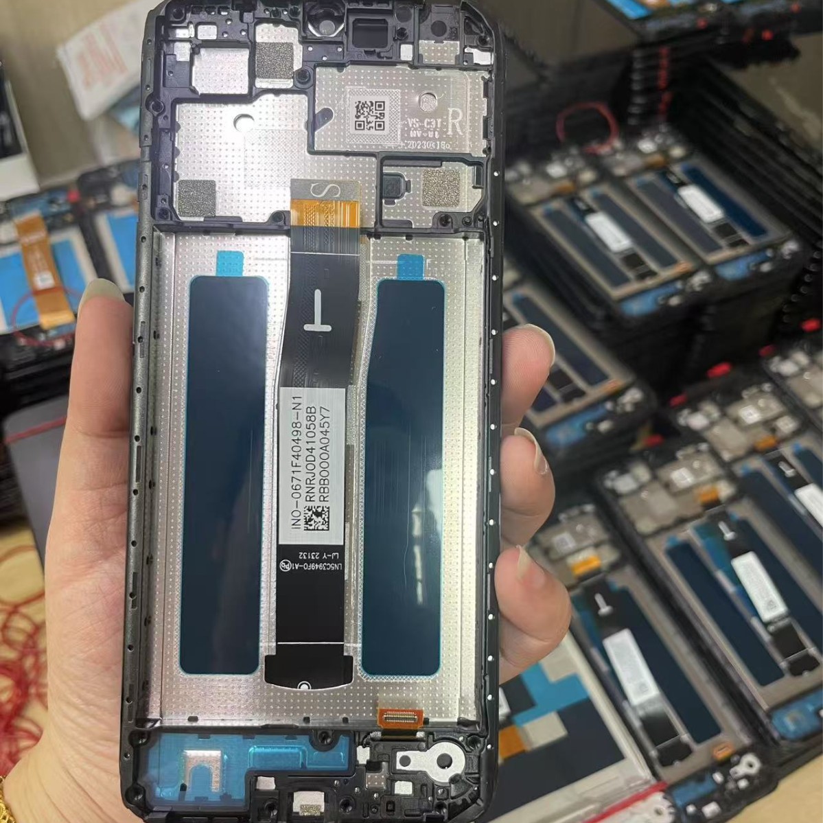 Aplicable a REDMI12C conjunto de pantalla de teléfono móvil Redmi 12C / POCO C55 pantalla LCD correa original