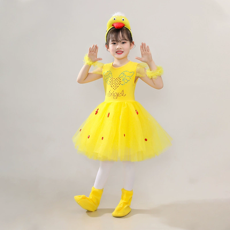 Детский костюм (B.Duck) дизайн утка и цыпленок, шляпа/ободок, размеры 110–160 см