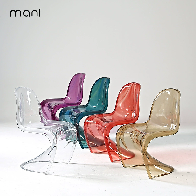 Стул Pan Dong, интернет-знаменитость, акриловый стул, пластиковый прозрачный обеденный стул, скандинавский домашний креативный дизайнерский табурет со спинкой.