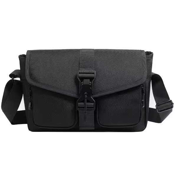 跨境新款快拆扣单肩包个性工装通勤弹道机能男单肩邮差青年斜挎包